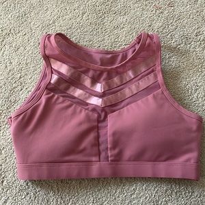 Mauve sports bra